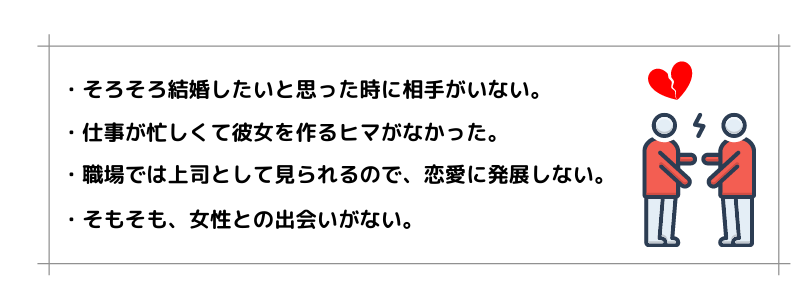 結婚できない男理由