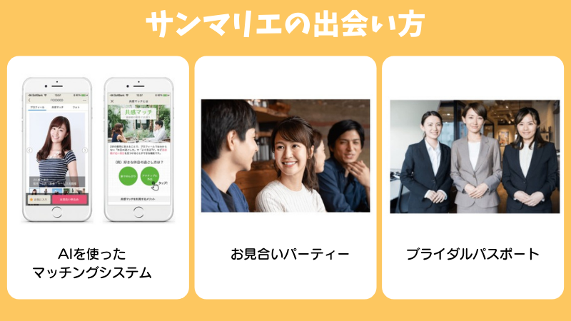 サンマリエの出会い方