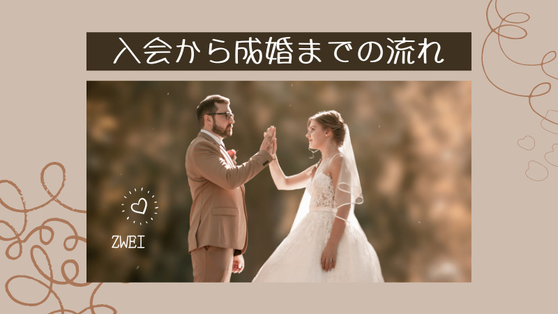 ZWEI成婚までの流れ